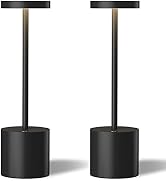 TBBGA LED Cordless Table Lamps Set of 2,Portable Rechargeable 5000mAh Outdoor Table Lamp,3 Color ...
