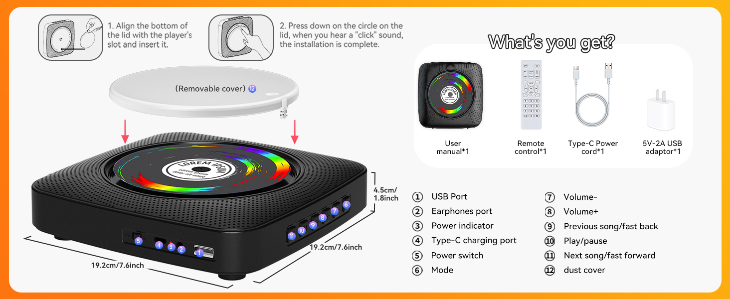 Cute CD Player
