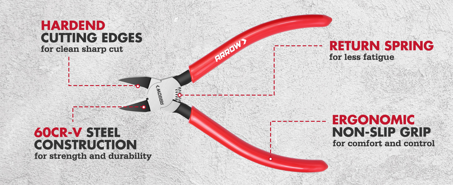 wire cutters flush cutters side cutters flush cut pliers snips nippers small mini wire cutters