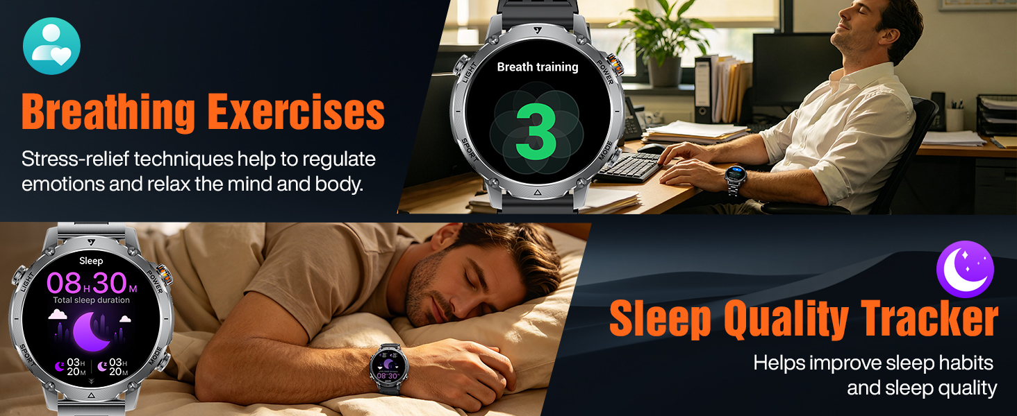 bluetooth watch for iphone android smartwatch sleep tracker watch