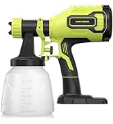 Cordless Paint Sprayer Compatible with Ryobi 18V Battery (Battery Not Included),1000ml/min High F...