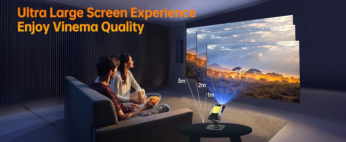 featuring a built-in 100-lumen projector