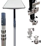 EEZ RV Products Telescopic Starlink RV Ladder Pole 10ft with RV Ladder Mounting Bracket Kit Adjus...