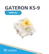 Pack of Gateron ks-9 G PRO Switches for Mechanical Gaming Keyboards | Plate Mounted | Pre Lubed (...