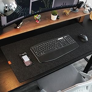 Felt desk mat