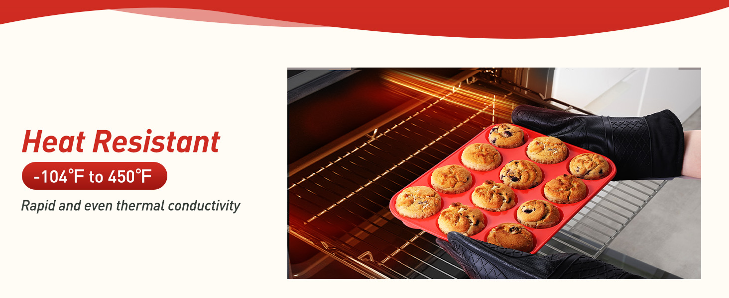 SILICONE MUFFIN PANS