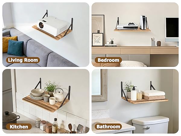 wall mounted projector shelf