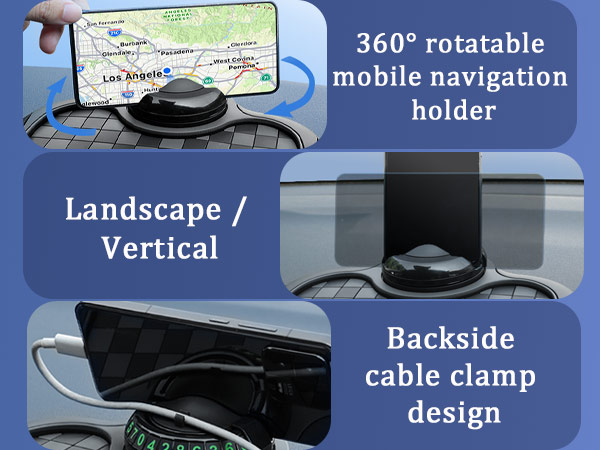 car anti slip mat phone holder