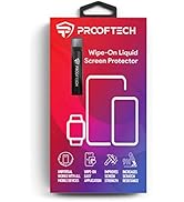ProofTech Liquid Glass Screen Protector for All Smartphones Tablets and Watches Wipe On Nano Prot...