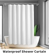 waterproof fabric shower curtain