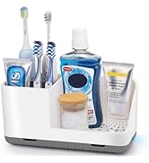 PARKMANI Toothbrush Holders for Bathrooms, Kids Electric Toothbrush and Toothpaste Holder with Dr...