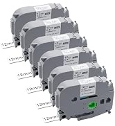 6 Pack Replace Label Maker Tape for Brother P-Touch TZe-231 Tape, TZE231 ½” 0.47”x 26.2 ft Lamina...