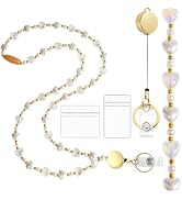 Toykee Lanyards for Id Badges and Keys for Women Teacher - Colorful Beaded Card Holders