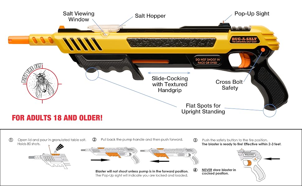 BUG-A-SALT Yellow 3.0 Diagram & Instructions
