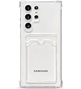 Tuokiou for Samsung Galaxy S25 Ultra Case,Clear Protective Card Slot Case,Slim Fit Drop Resistant...