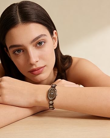 Fashion Dainty Coffee Watch for Women