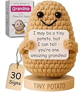 Christmas Birthday Gifts for Grandma - Tiny Potato with 30 Cute & Heartwarming Signs - Grandma Bi...