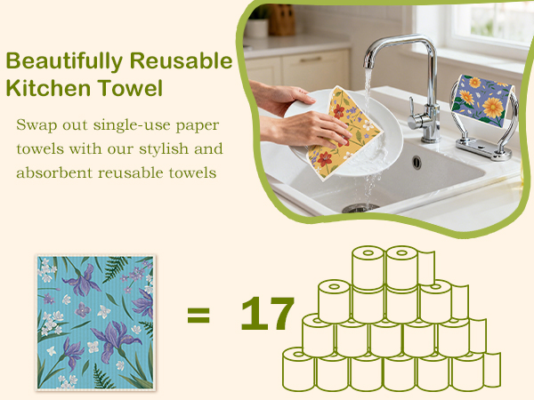 Swedish Dishcloths for Kitchen