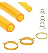 SSFOLPFEE Premium TPU Fuel Line Kit 3 Sizes (3mm ID/5mm OD, 5mm ID/8mm OD, 6mm ID/9mm OD), 6.6ft ...