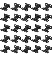 TEHAUX 20pcs Push-on Quick Fitting Furniture Panel Clip - Adjustable Nylon Cabinet Clip for Quick...