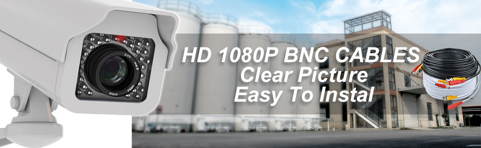 bnc video power cables