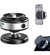 Jkoailiwi Electric Vacuum Magnetic Phone Holder for Car/Gym/Mirror/Marble Wall, Auto-Seal & Quick...