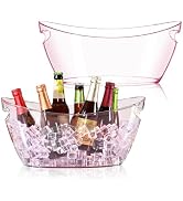 Ice Bucket 2 PCS, Ice Buckets for Parties, Mimosa Bar Supplies Beverage Tub