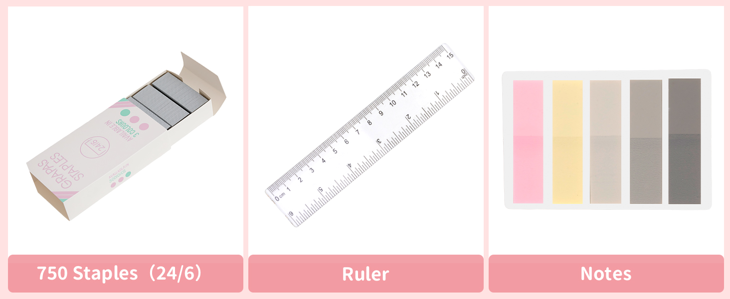Pink Desk Accessories