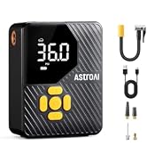 AstroAI L7 Mini Tire Inflator Portable Air Compressor,150 PSI Cordless Car Tires Air Pump with LE...