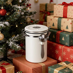 Coffee canister as a gift