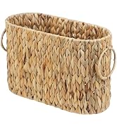 Toilet Paper Storage, Water Hyacinth Bathroom Toilet Paper Basket for Storage, Toilet Paper Holde...
