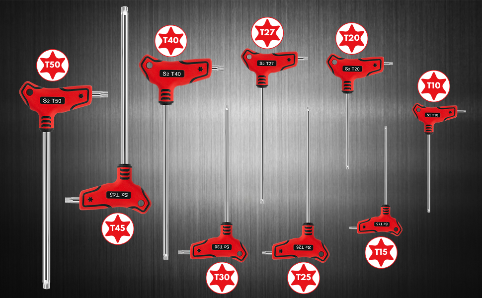 T handle torx wrench set