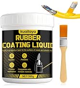 kuailaya Rubber Dip for Tools, Liquid Rubber Dip Tool Handle Dip Coating Effective Protection Sli...