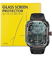 UYRGT Glass Screen Protector for GT55 Smartwatch, 3 Pack | Tempered Glass, 3 Pack
