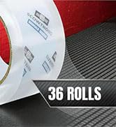 Heavy Duty Packing Tape Clear Ultra Strong Packaging Tape Refills for Shipping Moving Sealing