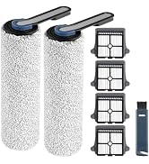 keluke Roller Brush and Filters Replacement Compatible with Tineco iFLOOR 5 Breeze Cordless Vacuu...