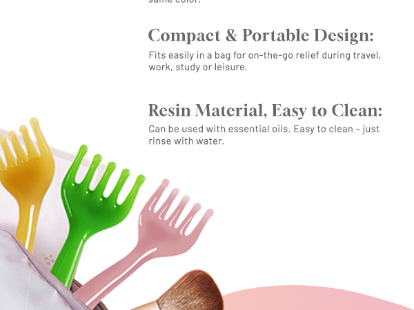 scalp massager manual Head Spa massage tool hair growth gua sha comb relax