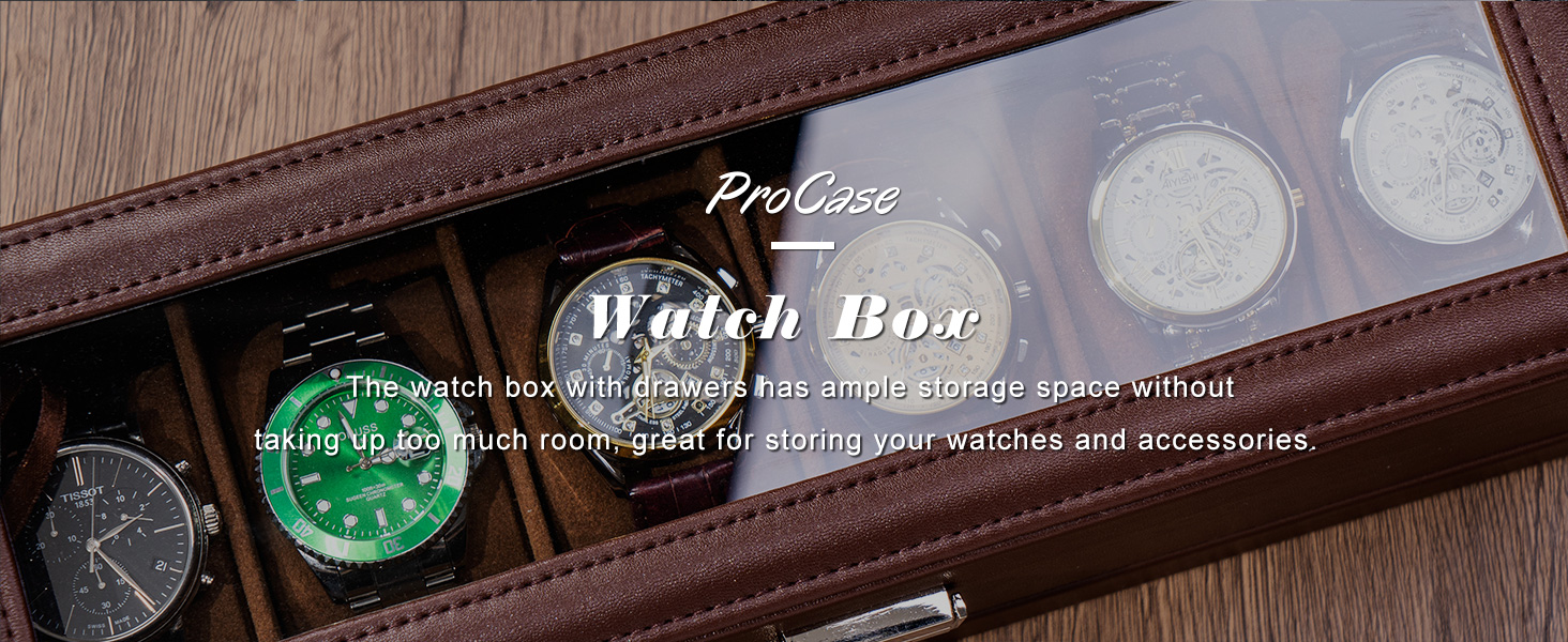 Watch Box with Drawer