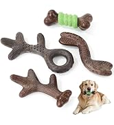Gardner Pet Dog Chew Toys for Aggressive Chewers, Added Shredded Coconut Durable Nylon + TPR Inte...