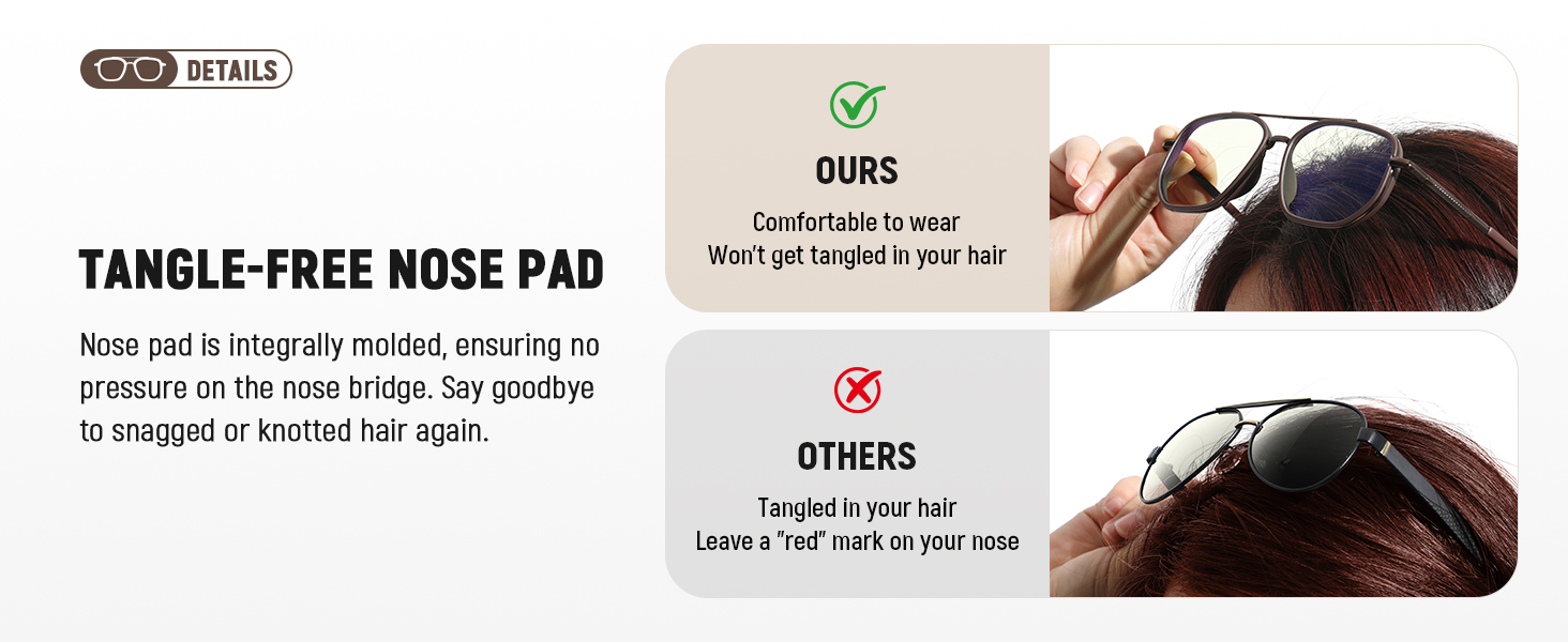 tangle free glasses