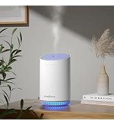 HomBreez Portable Aromatherapy Diffuser 250ml, Rechargeable Essential Oil Diffuser with LED Light...
