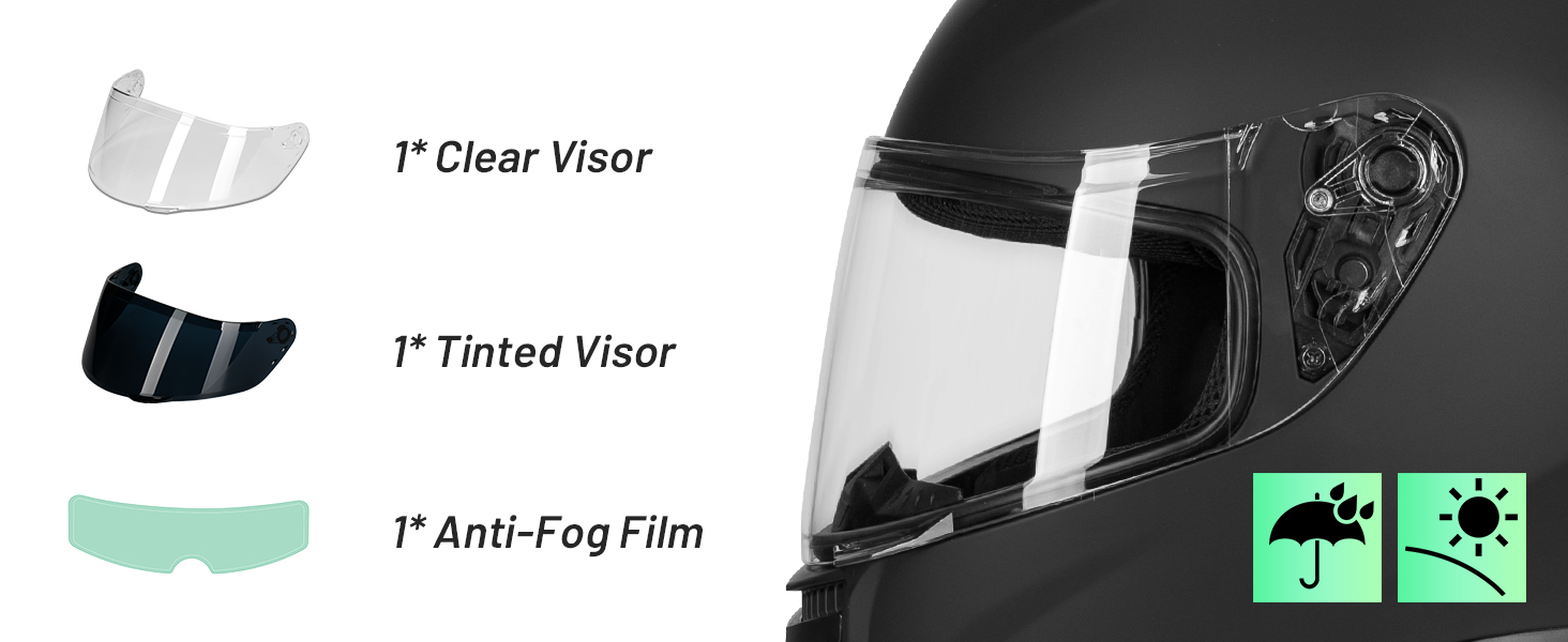 anti fog full face helmet motorcycle