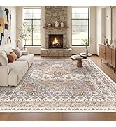 Restydon Washable Rugs 8x10 Area Rugs for Living Room, Non-Slip Backing Large Rug for Nursery Roo...