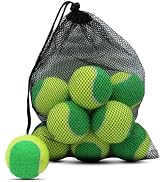 Magicorange Tennis Balls, 20 Pack Low Compression Stage Tennis Ball for Beginners Youth Kids Trai...