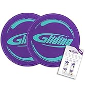 Gliding Discs for Working Out - Exercise Sliders for Carpet & Hardwood Floors 1 Pair, Authentic W...