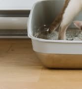 Litter Genie Platinum Stainless Steel Litter Box | Durable, Modern Design, 360° Visibility, Anti-...