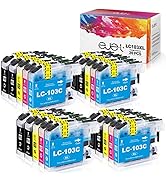 ejet 20 PCS LC103 LC101 Ink Cartridges Replacement for Brother LC-103XL LC103XL LC103 XL for MFC-...
