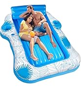 Inflatable Pool Lounger Float for Adults - JIANYHW X-Large Beach Sun Tan Tub Pool Lounge Raft Sun...