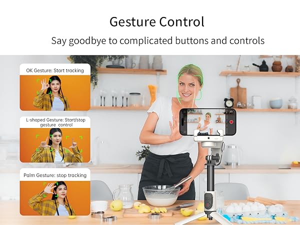 gimbal stabilizer for iphone gimbal tripod for cell phone selfie stick tripod