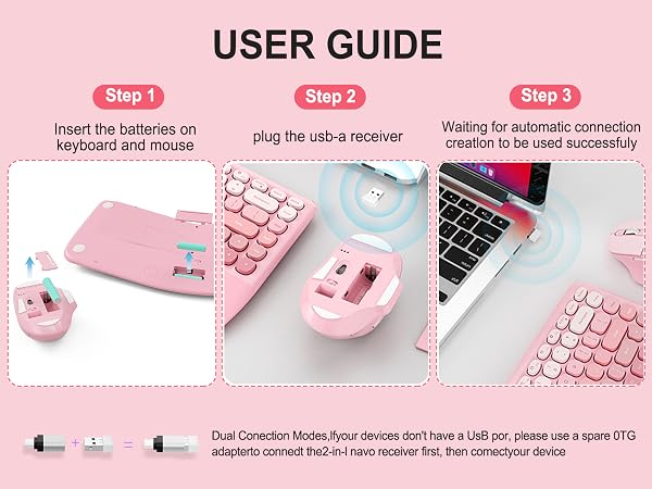 Ergonomic Wireless Keyboard